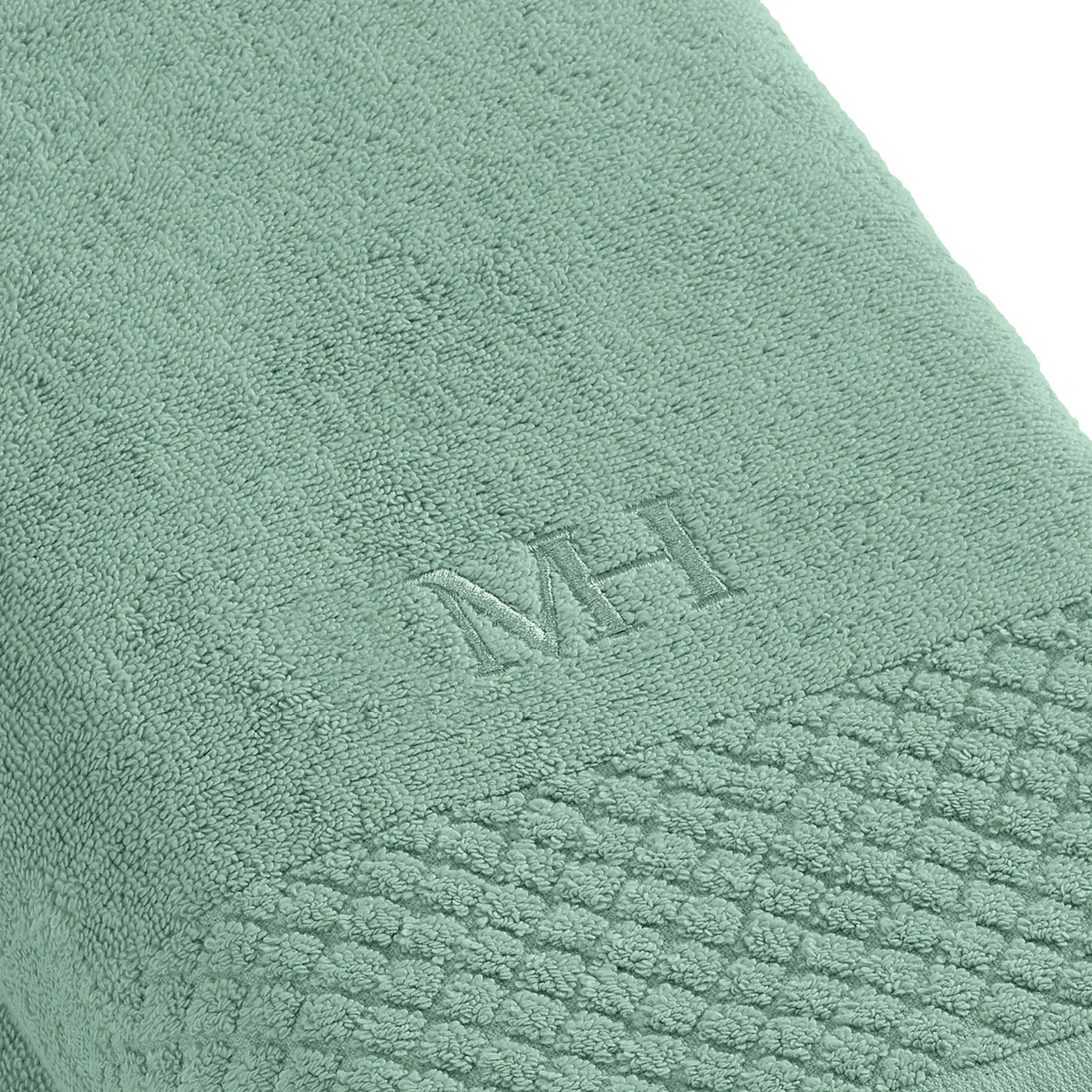 Eden - Set De 2 Draps De Bain - Vert Bouteille