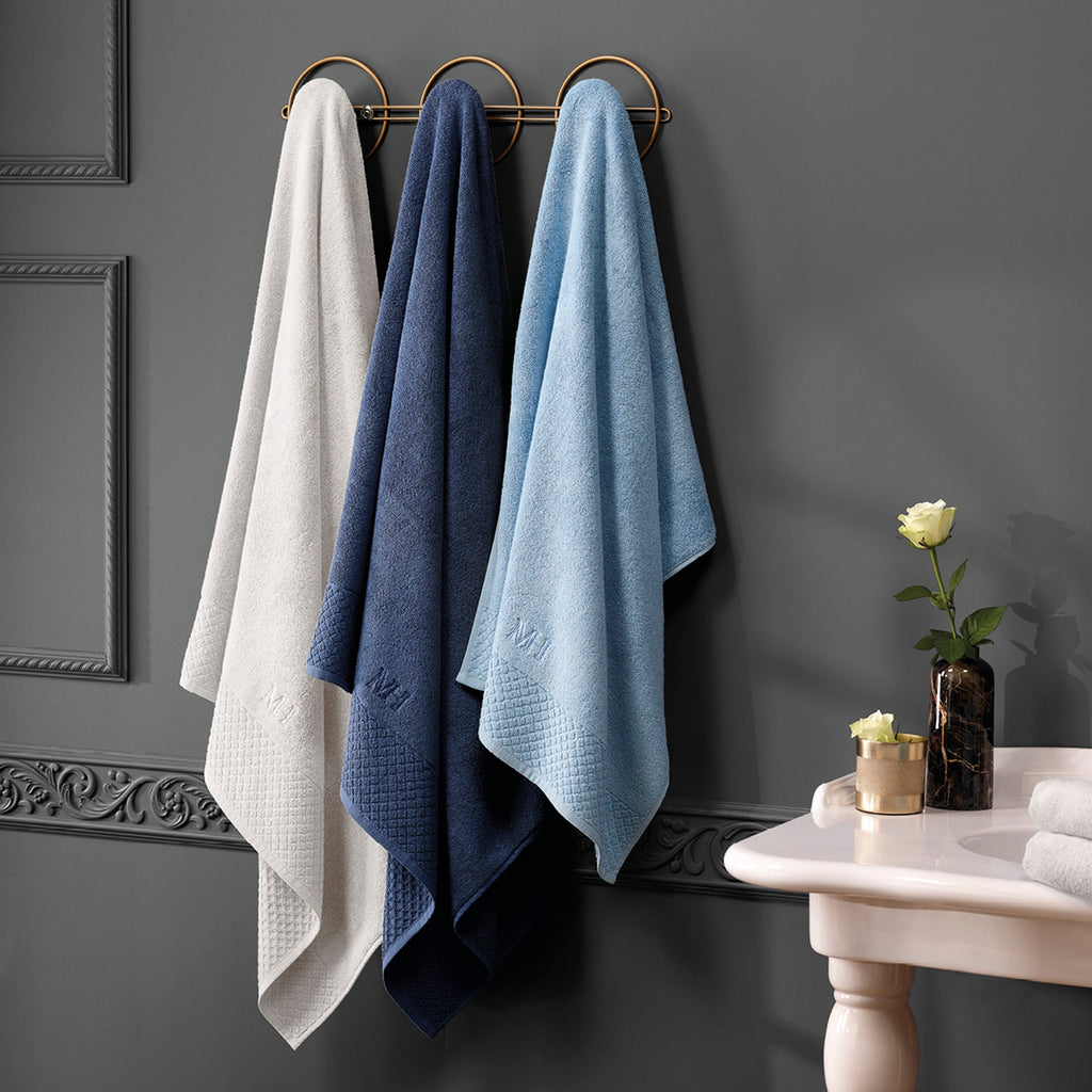 Eden - Set De 2 Draps De Bain - Bleu Ciel