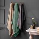 Eden - Set De 2 Draps De Bain - Gris Foncé