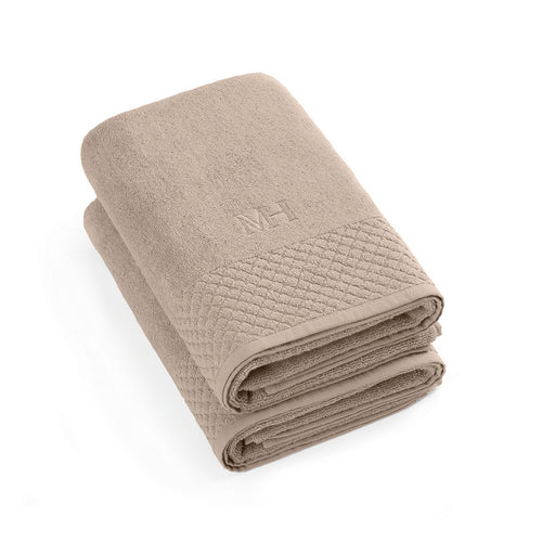 Eden - Drap De Bain - Coton Peigné Lt - Taupe
