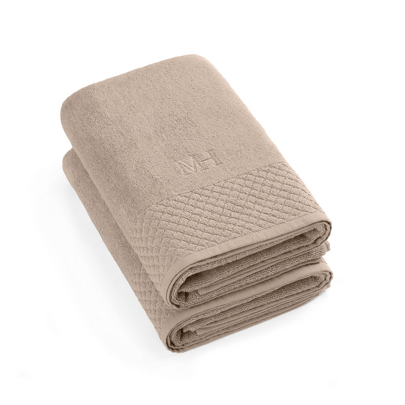 Eden - Drap De Bain - Coton Peigné Lt - Taupe