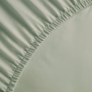 Jardin Orné - Drap-Housse - Satin De Coton - Vert 07