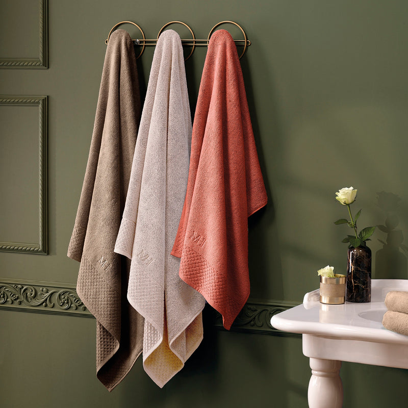 Eden - Drap De Bain - Coton Peigné Lt - Terracotta