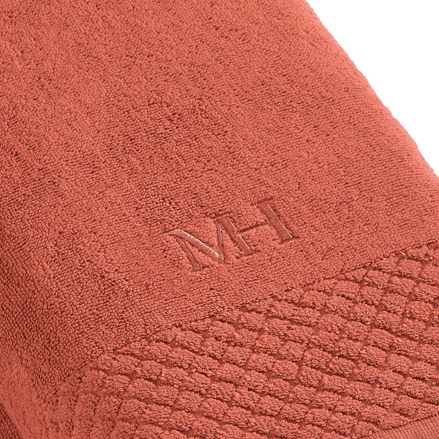 Eden - Set De 2 Draps De Bain - Terracotta