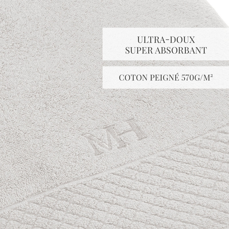 Eden - Maxi Drap De Bain - Blanc