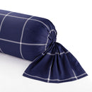 Amélia - Taie De Traversin - Satin De Coton - Bleu Foncé