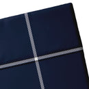 Amélia - Drap Plat - Satin De Coton - Bleu Foncé