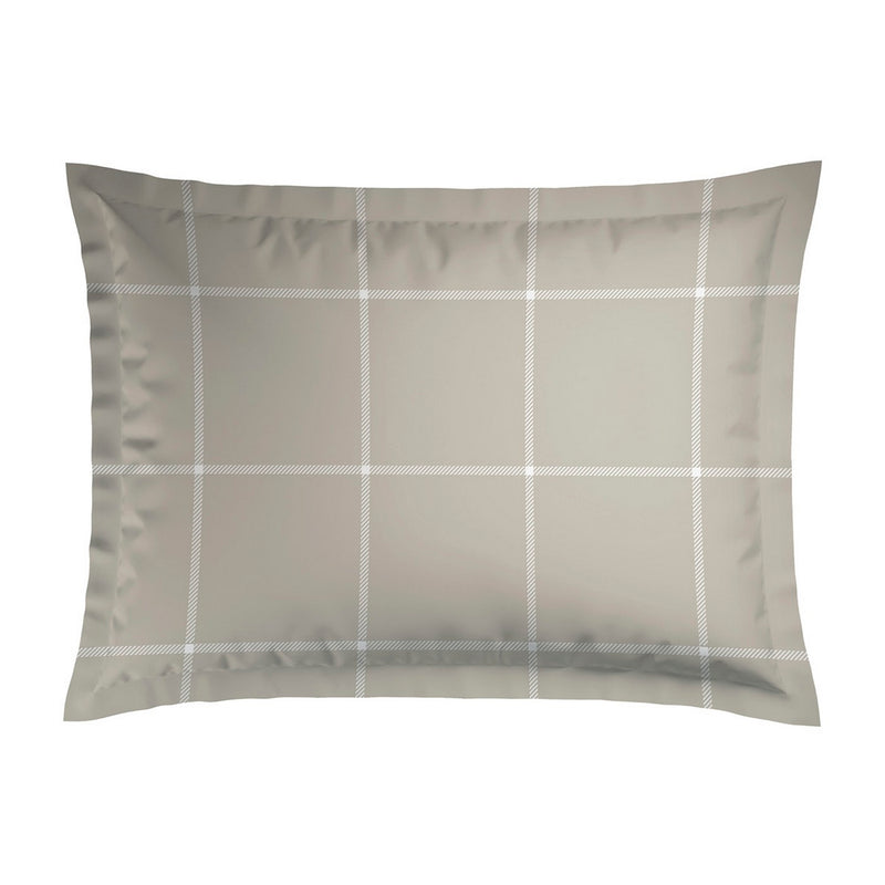 Amélia - Taie D'Oreiller - Satin De Coton - Taupe