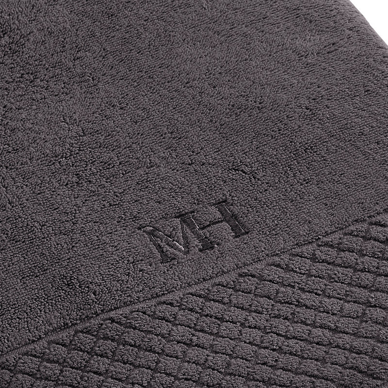 Eden - Maxi Drap De Bain - Gris Foncé