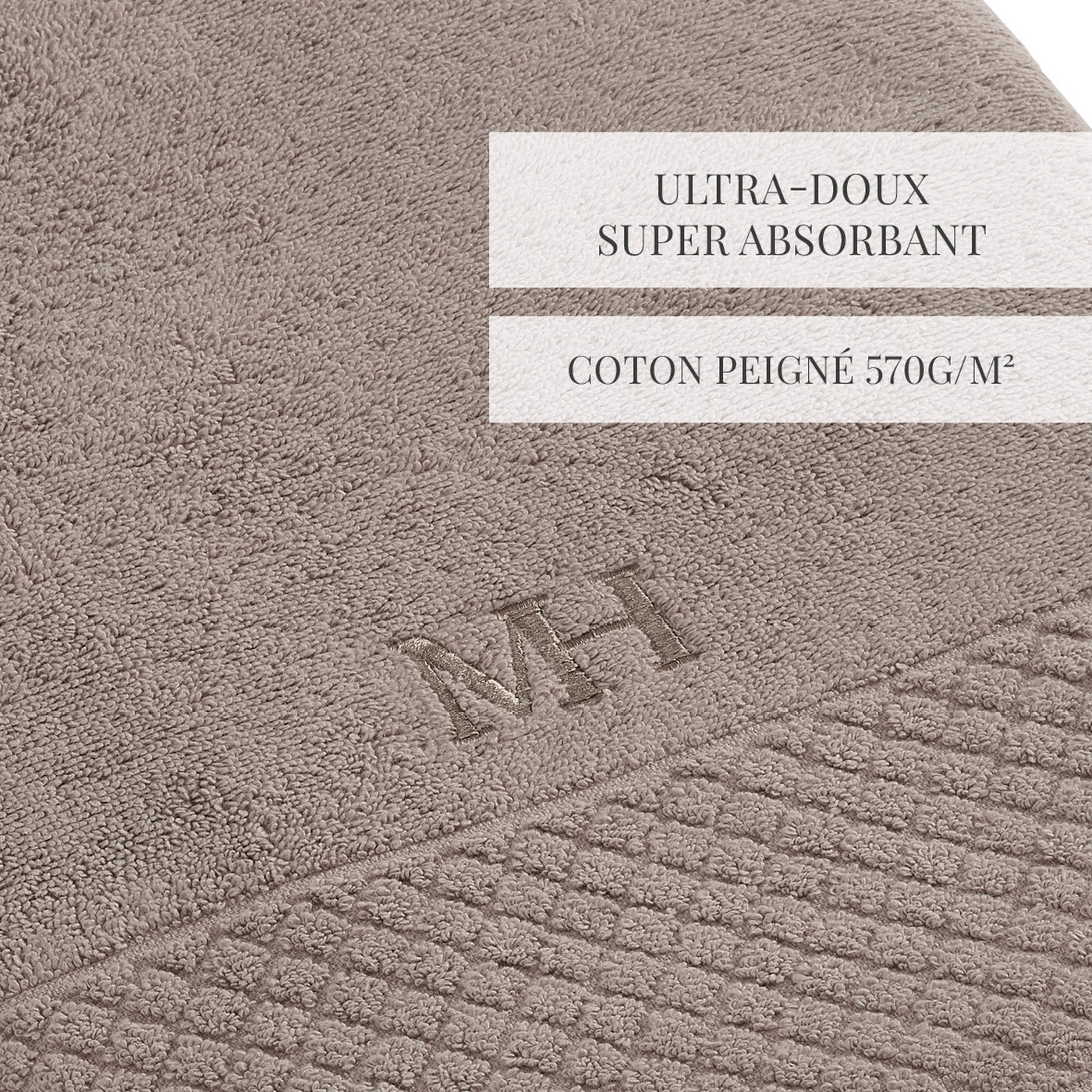 Eden - Maxi Drap De Bain - Brun