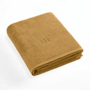 Eden - Drap De Bain - Coton Peigné Lt - Jaune Moutarde