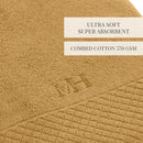 Eden - Drap De Bain - Coton Peigné Lt - Jaune Moutarde