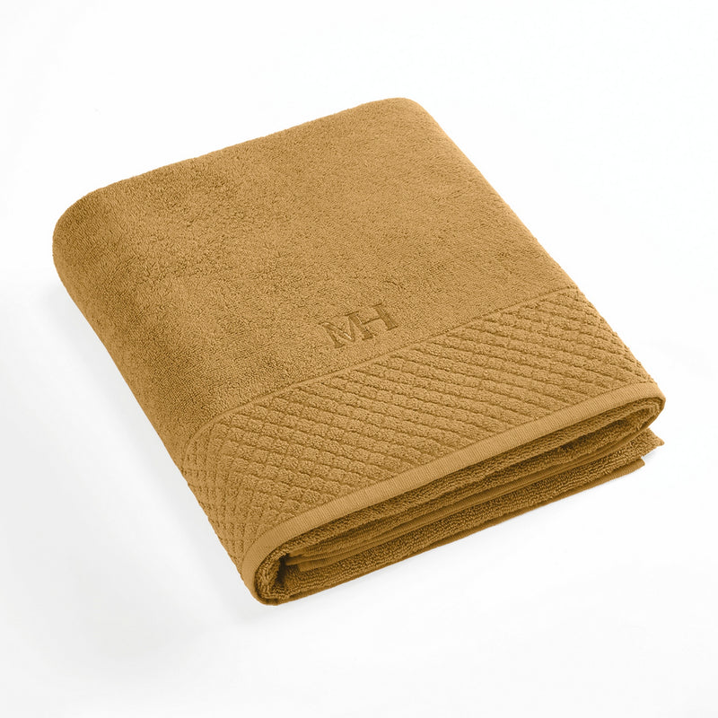 Eden - Maxi Drap De Bain - Jaune Moutarde