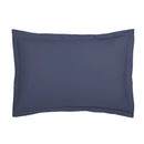 Uni - Taie D'Oreiller - Satin De Coton - Bleu 06
