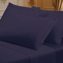 Uni - Taie D'Oreiller - Satin De Coton - Bleu 04