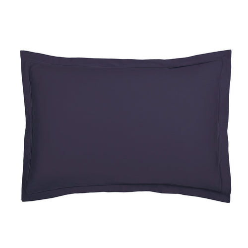 Uni - Taie D'Oreiller - Satin De Coton - Bleu 04