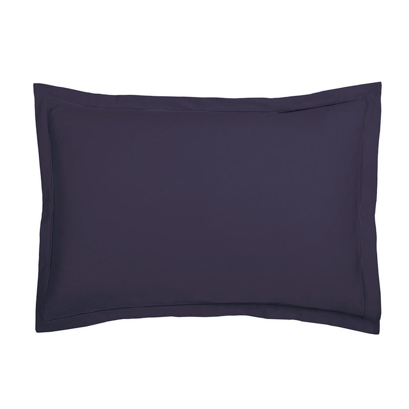 Uni - Taie D'Oreiller - Satin De Coton - Bleu 04