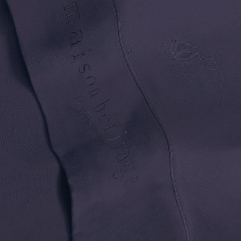 Uni - Drap Plat - Satin De Coton - Bleu 04