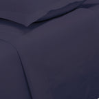 Uni - Drap Plat - Satin De Coton - Bleu 04