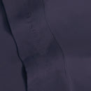 Uni - Ensemble De Draps - Satin De Coton - Bleu 04