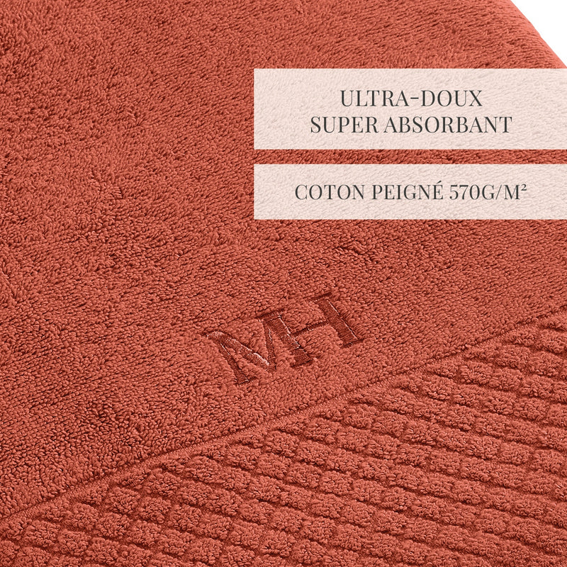 Eden - Maxi Drap De Bain - Terracotta