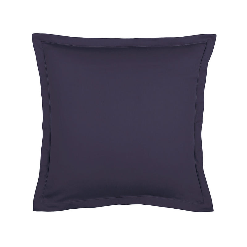 Uni - Taie D'Oreiller - Satin De Coton - Bleu 04