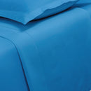 Uni - Drap Plat - Satin De Coton - Bleu 05