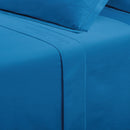 Uni - Drap Plat - Satin De Coton - Bleu 05