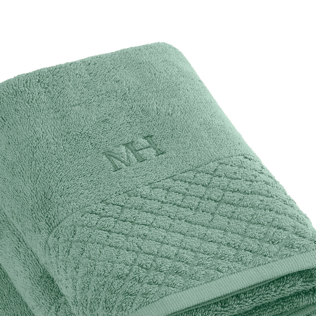 Eden - Set De 2 Serviettes + 2 Draps De Bain - Vert Bouteille