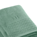 Eden - Set De 2 Serviettes + 2 Draps De Bain - Vert Bouteille