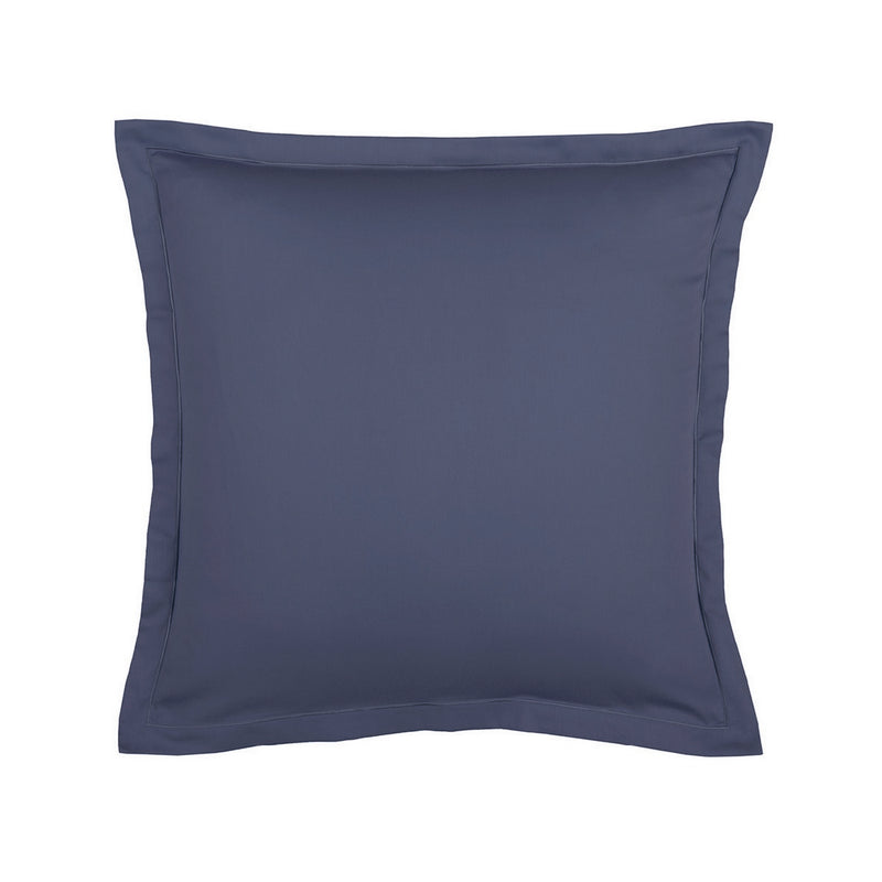 Uni - Taie D'Oreiller - Satin De Coton - Bleu 06