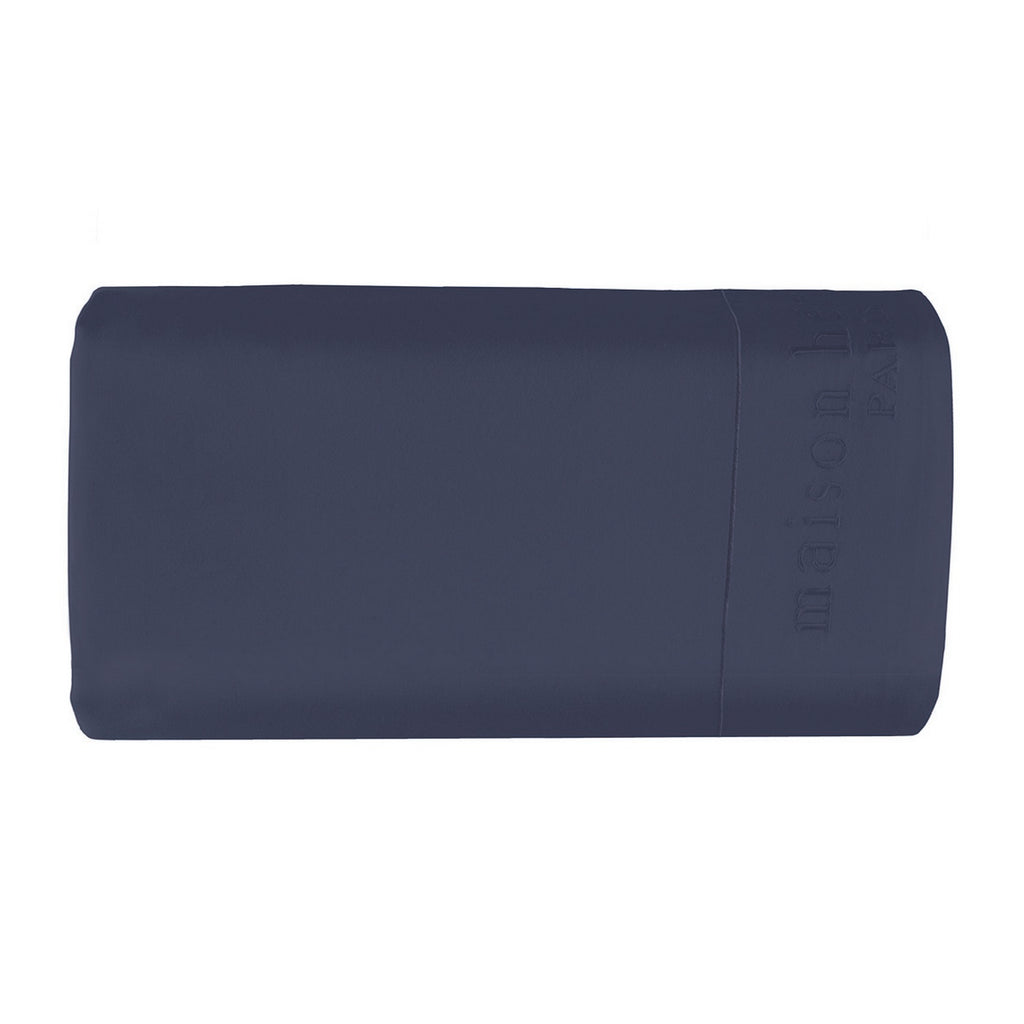 Uni - Drap Plat - Satin De Coton - Bleu 06