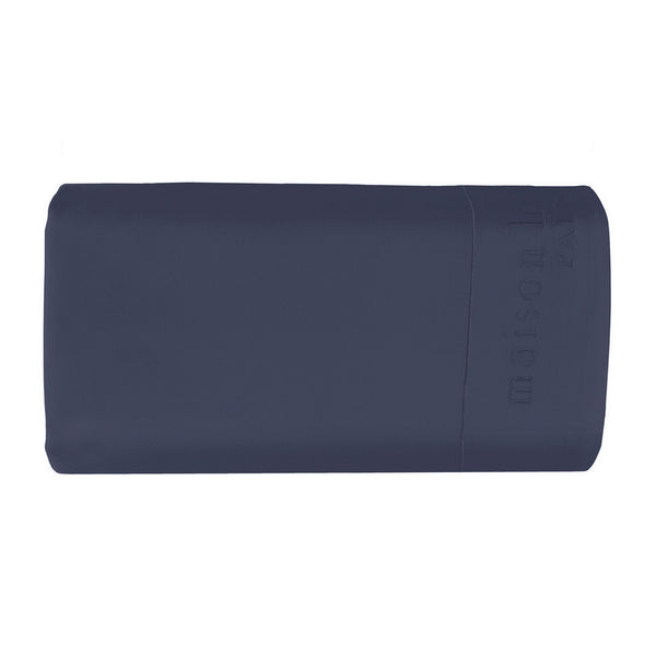 Uni - Drap Plat - Satin De Coton - Bleu 06