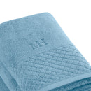 Eden - Set De 2 Serviettes + 2 Draps De Bain - Bleu Ciel