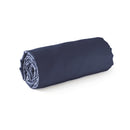 Uni - Drap-Housse - Satin De Coton - Blue 11