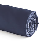 Uni - Drap-Housse - Satin De Coton - Blue 11