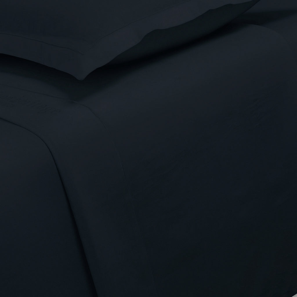 Uni - Drap Plat - Satin De Coton - Blue 11