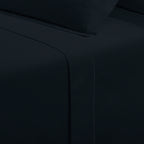 Uni - Drap Plat - Satin De Coton - Blue 11