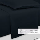 Uni - Ensemble De Draps - Satin De Coton - Blue 11