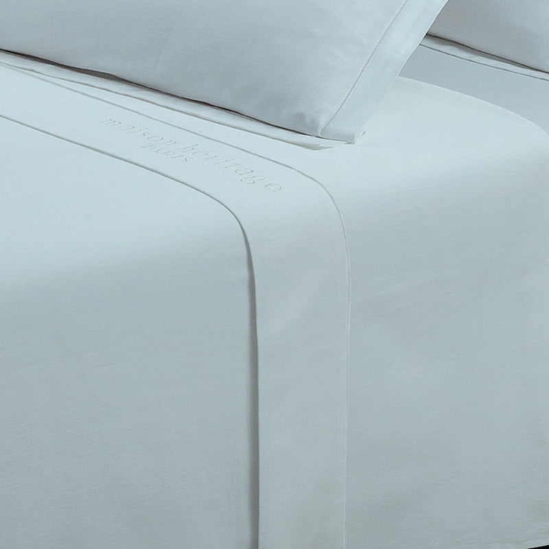 Uni - Drap Plat - Satin De Coton - Vert 01