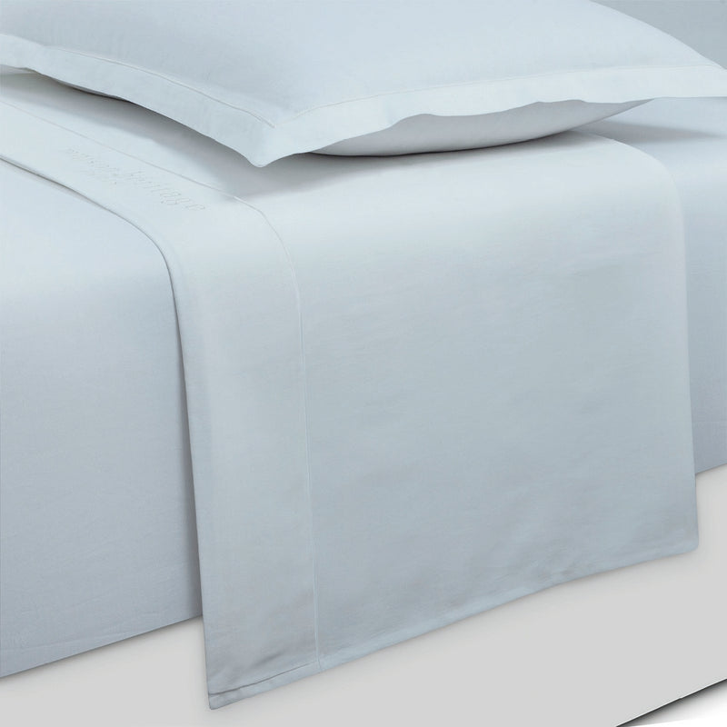 Uni - Ensemble De Draps - Satin De Coton - Vert 01