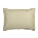 Uni - Taie D'Oreiller - Satin De Coton - Vert 07