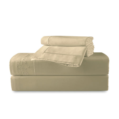 Uni - Ensemble De Draps - Satin De Coton - Vert 07