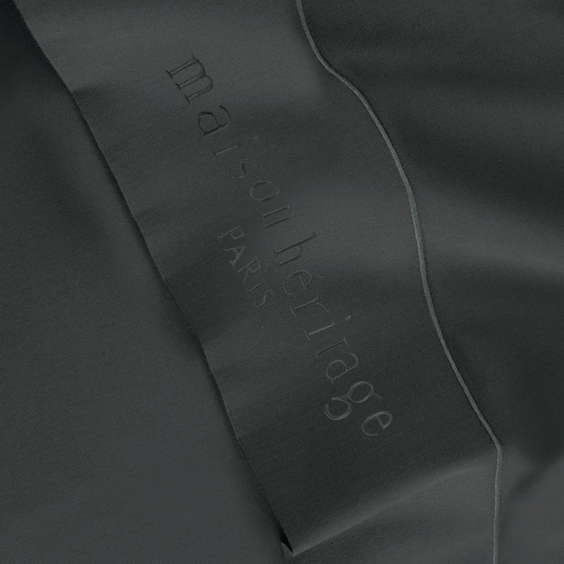 Uni - Drap Plat - Satin De Coton - Gris 02