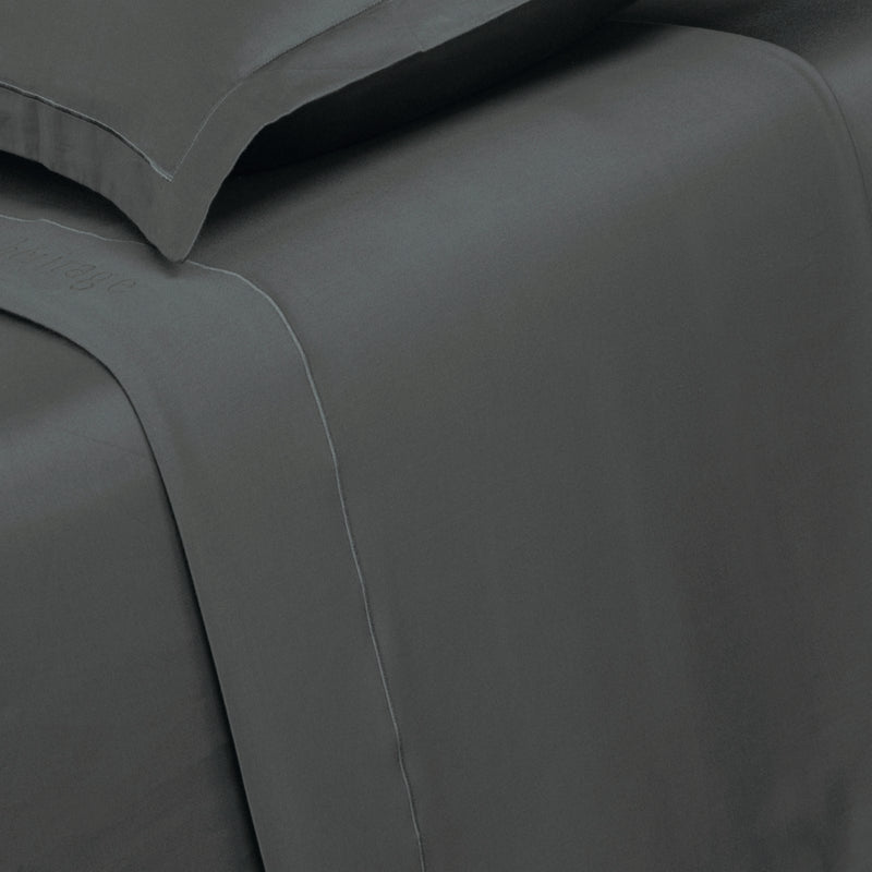 Uni - Drap Plat - Satin De Coton - Gris 02
