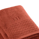 Eden - Set De 2 Serviettes + 2 Draps De Bain - Terracotta