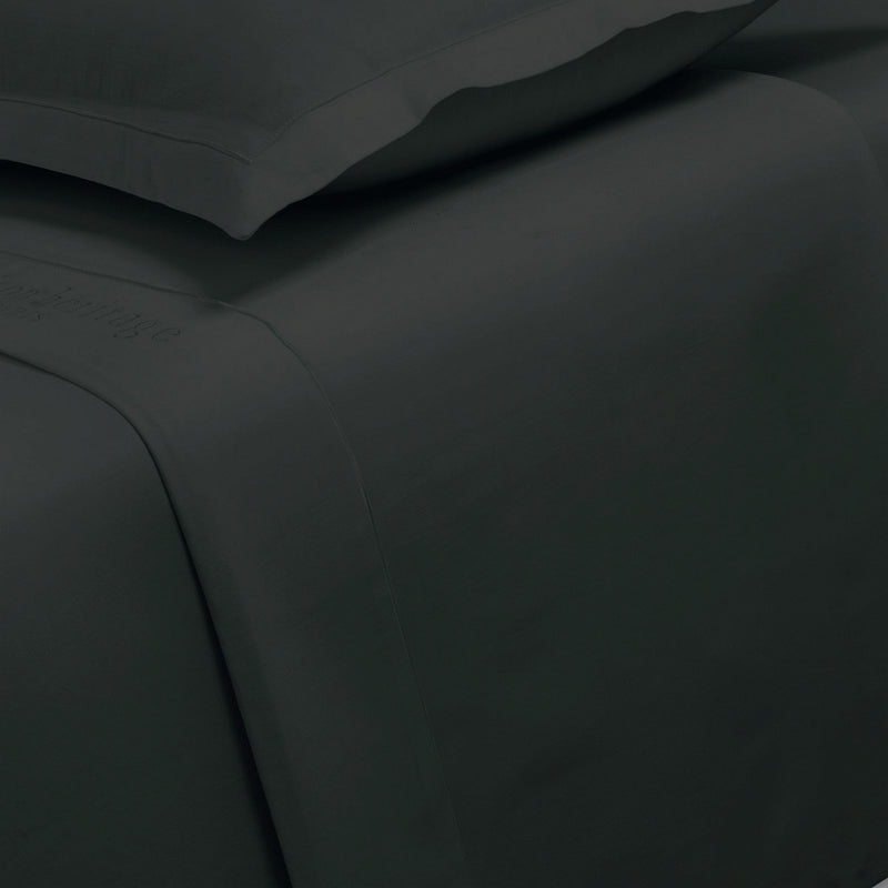 Uni - Drap Plat - Satin De Coton - Gris 03