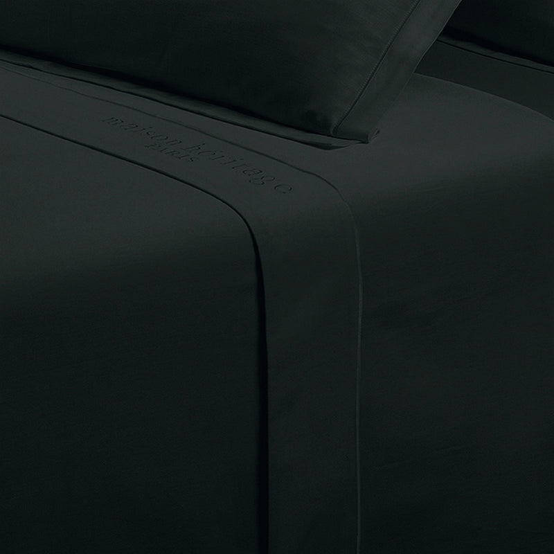 Uni - Drap Plat - Satin De Coton - Gris 03