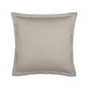 Uni - Taie D'Oreiller - Satin De Coton - Taupe 01