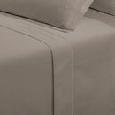 Uni - Drap Plat - Satin De Coton - Taupe 01